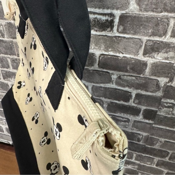 NEW Disney Store Mickey Mouse Expressions Cotton Canvas Tote Bag - Picture 6 of 11